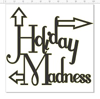 Holiday Madness 100 x 100  pack of 5